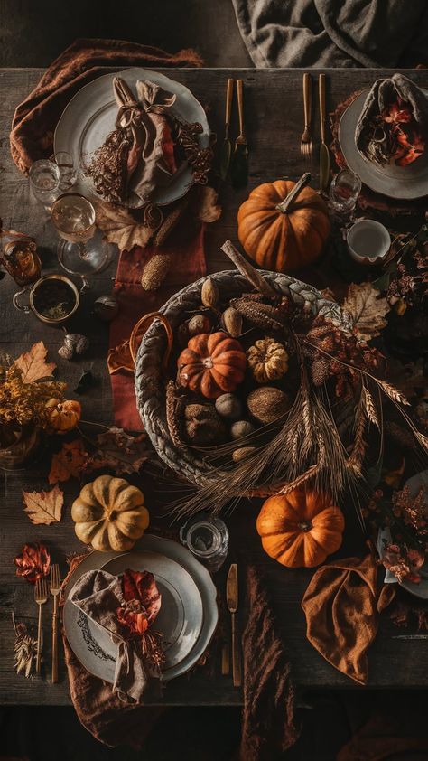 Embrace a warm, nostalgic atmosphere with our vintage-inspired Thanksgiving wallpaper. Featuring rustic elements like aged wooden tables, autumn leaves, and cornucopias, this design uses a rich palette of deep oranges and browns. Subtle harvest motifs and floral patterns add charm, while soft lighting captures the essence of cozy gatherings. Perfect for celebrating Thanksgiving in style! #Thanksgiving #VintageWallpaper #Aesthetic Thanksgiving Wallpaper Aesthetic, November Backgrounds, Thanksgiving Iphone Wallpaper, Thanksgiving Aesthetic, Rustic Thanksgiving, Rustic Wallpaper, Thanksgiving Images, Thanksgiving Wallpaper, Vintage Thanksgiving