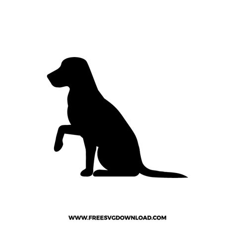 Dog Silhouette Printable, Svg Images Free, Dog Silhouette Svg, Invention Convention, 3 Legged Dog, Free Svg Images, Svg Images For Cricut, Golden Retriever Silhouette, Silhouette Dog