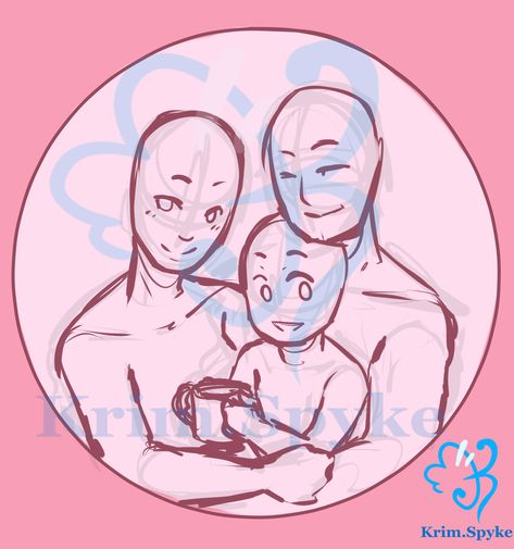 Family Dynamics Drawing, Kids Reference Drawing, Finger Pointing Reference, Family Reference Poses, Duo Base Drawing, Duo Drawing Reference, Duo Drawing Reference Poses, Poses Reference Photography, Family Portrait Drawing