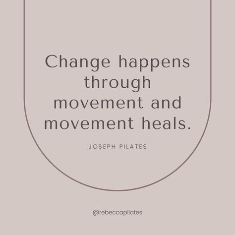 Movement heals ✨ Here’s some wise words from Joseph Pilates. Let’s work on some gentle and mindful movements, beautiful. 🤍 See you on the mat, Bec x #pilates #pilatesquote #pilatesmovement #movementheals #mindfulness Pilates Aesthetic Quotes, Physio Aesthetic, Joseph Pilates Quotes, Gratz Pilates, Movement Quotes, Pilates Ideas, Pregnancy Pilates, Pilates Quotes, Yoga Studio Design