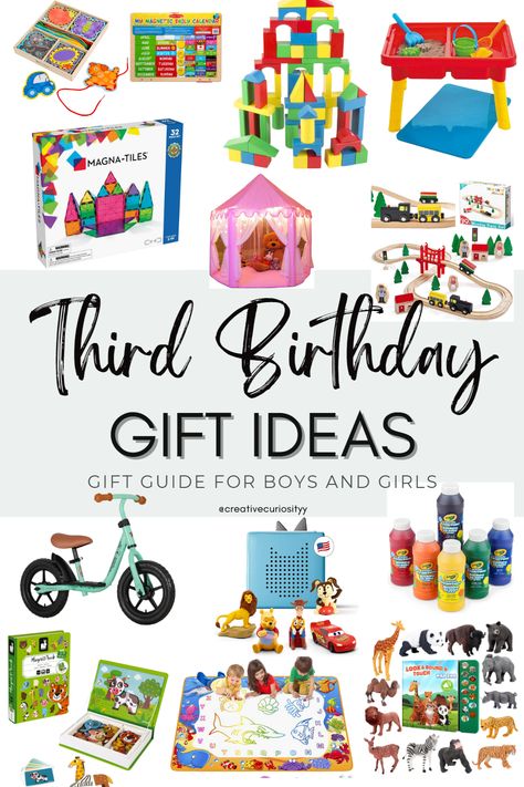 Gift For 3 Year Boy, Three Year Old Christmas Gifts, Gifts For 3 Year Girl, Gifts For 3 Year Boy, Big Christmas Gifts, Toddler Gift Guide, Christmas Presents For Boys, Gift Ideas For Boys, Toddler Birthday Gifts