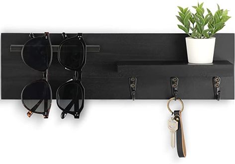 Key Hanger Entryway, Entryway Shelf With Hooks, Key And Letter Holder, Looking For Apartments, New Apartment Gift, Entryway Hooks, Shelf With Hooks, Key Holder For Wall, Entryway Shelf