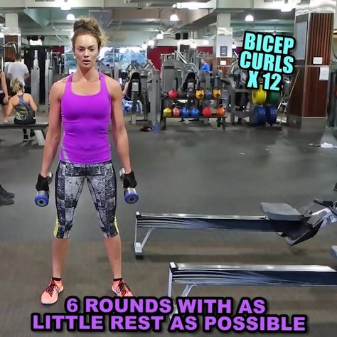 Full Body Workout #emilyskye #workout #fitfam | By Emily Skye Brittany Perille Workout, Christina Carlyle Full Body Workout, Emily Skye Workout, Emily Skye, Emily Film 2022, Bicep Curls, Body Workout, Full Body Workout, Full Body