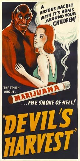 Would love to hang this in my future smoke room lol Reefer Madness, Old Advertisements, Retro Ads, Propaganda Posters, Old Ads, Ghost Rider, Pulp Fiction, Vintage Movies, Vintage Ads