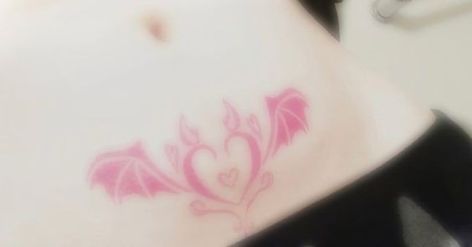 Bimbocore Tattoos, Womb Tattoo Aesthetic, Succubus Womb Tattoo Meanings, Sucubus Womb Tattoo, Succubus Tattoo Womb, Succubus Womb Tattoo, Womb Tattoo, Kawaii Tattoo, Gorgeous Tattoos