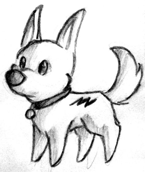 Cute Bolt sketch. Caine Husky, Bolt Disney, Disney Doodles, Cartoon Disney, Disney Sketches, Easy Doodles Drawings, Dog Drawing, Disney Drawings, Doodle Drawings