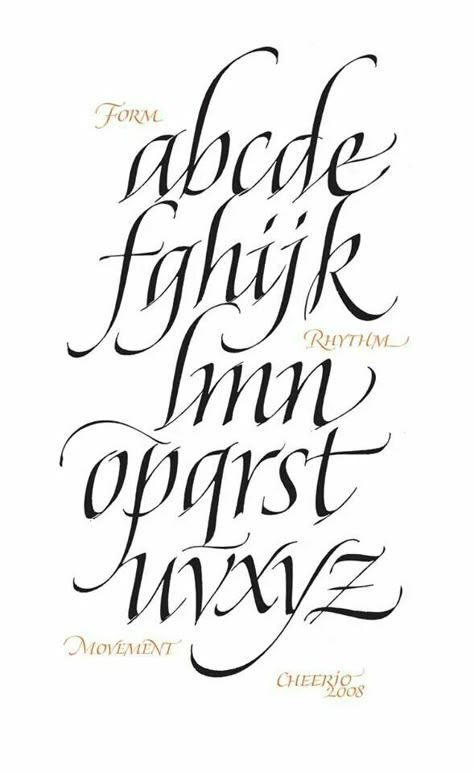 Frases Italic Calligraphy Alphabet, Italic Calligraphy, Alphabet Calligraphy, Tattoo Fonts Generator, Calligraphy Fonts Alphabet, Handwritten Text, Copperplate Calligraphy, Alfabet Letters, Tattoo Lettering Fonts