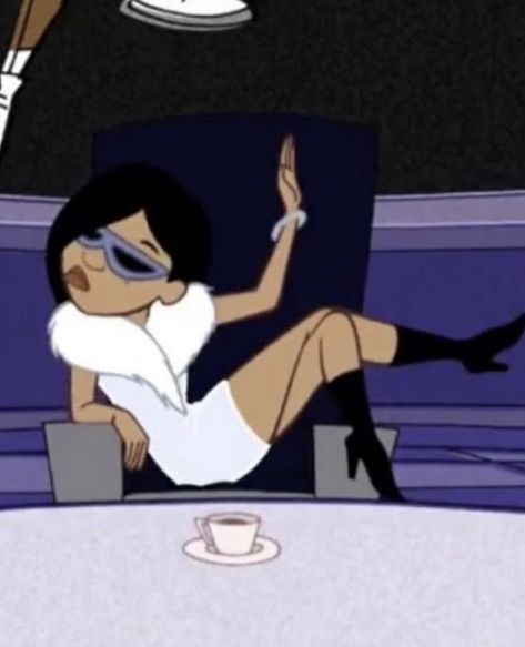 Cartoon Outfits Ideas, Proud Family Pfp, Main Character Outfit, Proud Family Louder And Prouder, Penny Proud, Spam Pics, Black Cartoons, Dump Pics, Animated Shows