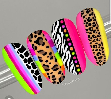 Zebra Nail Art, Zebra Print Nails, Pop Art Nails, 2023 Nails, Unghie Nail Art, Zebra Nails, Fantasy Nails, Leopard Print Nails, Winter Nails Acrylic