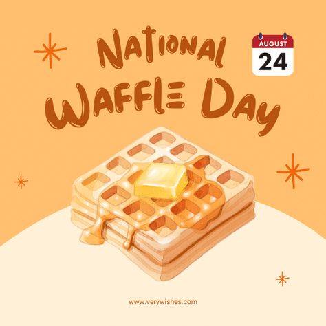 National Waffle Day, observed on 🗓️ August 24th every year, is a delightful celebration dedicated to one of the most beloved breakfast treats – waffles. These deliciously crispy and fluffy creations have become a breakfast staple enjoyed by people around the world. On this special day, waffle lovers come together to savor the taste of these golden-brown delights and appreciate the culinary artistry that goes into making them. Whether topped with syrup, fruit, whipped cream, or savory ing... Fruit Whipped Cream, Crispy Waffles, National Waffle Day, Waffle Day, Liege Waffle, Egg Waffle, Crispy Waffle, Waffle Bar, Cooking Contest