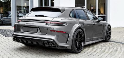 Would You Rather Have TechArt Or Mansory Style Your Panamera Sport Turismo? | Carscoops Panamera Sport Turismo, Audi Wagon, Sports Wagon, Porsche Taycan, Luxurious Cars, Porsche Panamera, Would You Rather, German Cars, Sports Cars Luxury