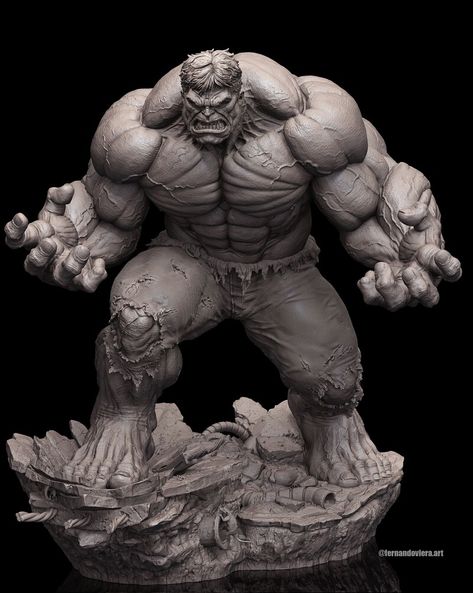 ArtStation - Hulk Amazing Trapezius Muscle, 남성 근육, Hulk Character, Marvel Statues, Hulk Art, Character Statue, Anatomy Sculpture, Red Hulk, The Incredible Hulk