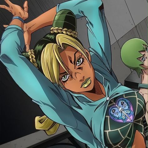 Jolyne Kujo, Bizarre Art, Jojo Parts, Jojo Anime, Jojo Bizzare Adventure, Playing Games, Animated Characters, Jojo Bizarre, Art Reference Photos