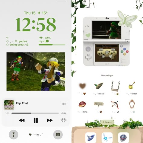 Zelda Iphone Theme, Legend Of Zelda Homescreen, Legend Of Zelda Phone Theme, Zelda Phone Theme, Legend Of Zelda Wallpaper Aesthetic, Zelda Homescreen, Zelda Widget, Zelda Wallpaper Aesthetic, Zelda Icon