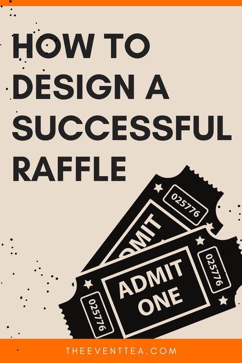 How To Run A Raffle, Raffle Sign Ideas, Raffle Drawing Ideas, Raffle Numbers, Raffle Fundraiser, 50 50 Raffle, Fundraiser Raffle, Event Planning 101, Creative Fundraising