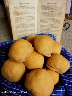 Recipe for 1845 dinner rolls--The Colonial Cook blog Colonial Recipes, Colonial Cooking, Colonial Recipe, Historic Recipes, Historical Recipes, Canoe Camping, Colonial America, Grandma's House, Roll Recipe