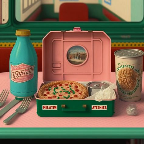 What happens when AI and Wes Anderson collide? Wes Anderson Still Life, Wes Anderson Product Photography, Wes Anderson House Exterior, Wes Anderson Shots, Wes Anderson Food, Wes Anderson Party, Wes Anderson Design, Accidental Wes Anderson, Wes Anderson Color Palette