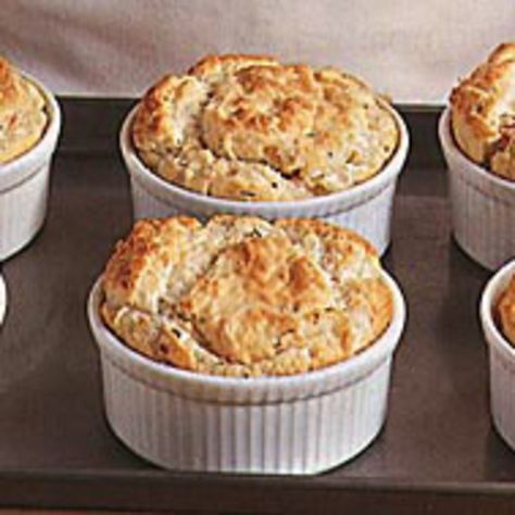 Shrimp Souffle Recipe, Sweet Onion Recipes, Crab Souffle, Ramekin Recipe, Tarragon Recipes, Crab And Shrimp, Souffle Recipes, Bell Pepper Recipes, Shellfish Recipes