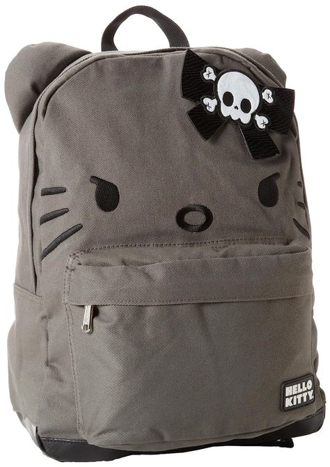 Hello Kitty Angry SANBK0095 Backpack,Grey/Black,One Size : Amazon.in: Clothing & Accessories Bow Backpack, Hello Kitty Wallpaper Ideas, Hello Kitty Backpack, Kitty Backpack, Loungefly Hello Kitty, Kitty Clothes, Helix Piercings, Grey Backpacks, Hello Kitty Stuff