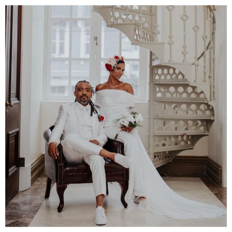 VIRTUAL WEDDING PLANNER | Blog on Instagram: “Congrats to @machelmontano and his beautiful bride @renbgypsyheart 💕💕STUNNING🇹🇹…” Trinidad Wedding, Machel Montano, Bohemian Style Gown, Virtual Wedding, Types Of Gowns, Wedding Alters, Full Gown, Traditional Gowns, Bridal Skirts