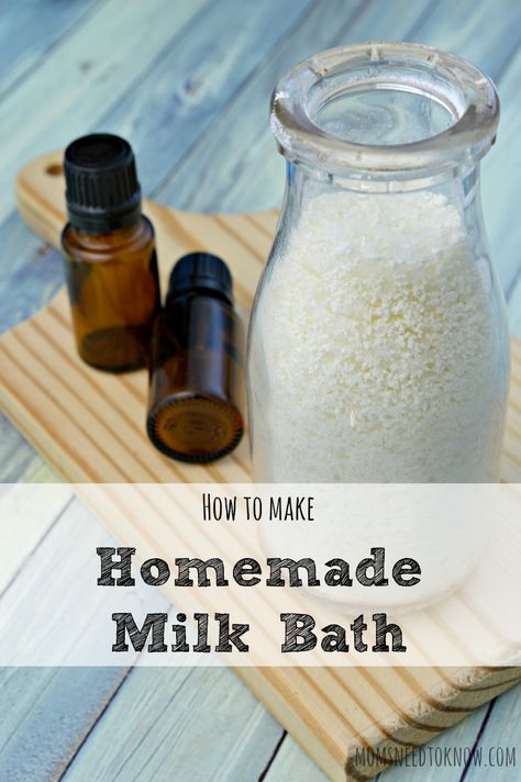 This homemade milk bath recipe will leave your skin feeling soft and supple, refreshed and invigorated! Milk Bath Recipe, Homemade Milk, Homemade Chocolate Pudding, Homemade Spa, Bath Recipes, Memory Board, Truffle Recipe, Grapefruit Essential Oil, Homemade Bath Products