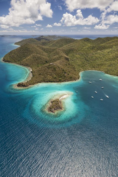 Waterlemon Cay, St. John, US Virgin Islands. Island Aerial View, St John Virgin Islands, Kate Stewart, Virgin Island, Wedding Destinations, United States Virgin Islands, Coral Bay, St. Croix, St Croix