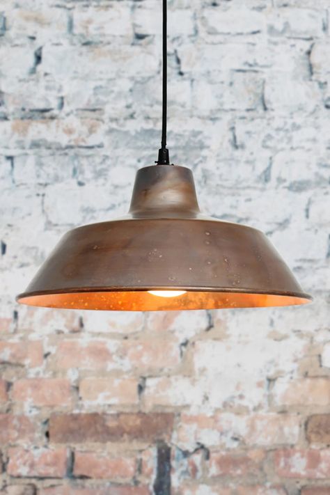 Factory Pendant with Cage Guard | Copper | Fat Shack Vintage Farmhouse Lights, Pendant Lighting Australia, Factory Pendant Light, Country Lighting, Classic Lighting, Aged Copper, Copper Pendant Lights, Copper Lighting, Industrial Pendant Lights