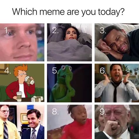 What meme are you today ? You Memes Funny, Feels Meme, Today Meme, What Meme, Emotion Chart, Feelings Chart, In Meme, What Do You Meme, Interactive Posts