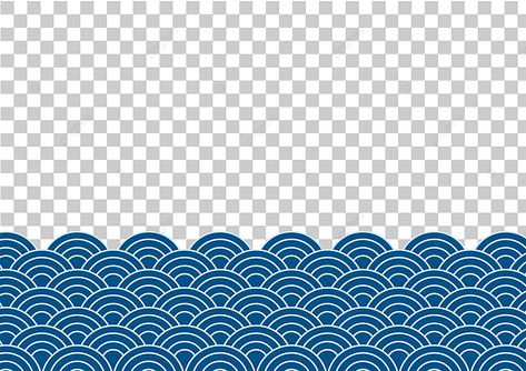 Japanese Wave Pattern, Japanese Background, Ocean Background, Wave Curtains, Free Vector Backgrounds, Ocean Backgrounds, Japan Illustration, Japanese Wave, Waves Vector