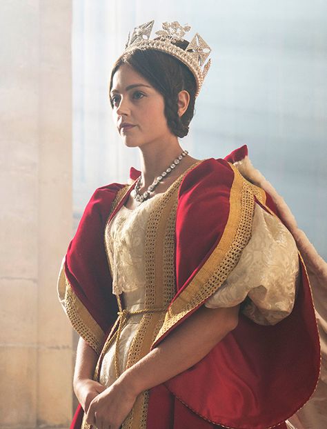 jenna coleman as Queen Victoria Tom Hughes Victoria, Victoria Masterpiece, Victoria Pbs, Victoria Jenna Coleman, Victoria Tv Show, Victoria 2016, 1840s Fashion, Victoria Itv, Victoria Series