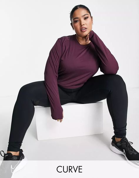 Plus Size Activewear & Gymwear | Plus Size Sportswear | ASOS Plus Size Sportswear, Workout Inspo, Wide Leg Yoga Pants, Fitness Style, Activewear For Women, Half Zip Top, Workout Inspiration, Performance Leggings, Belted Jacket