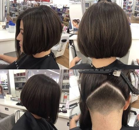 Bob Undercut, Undercut Bob Haircut, Undercut Bob, Undercut Long Hair, Shaved Hair Cuts, Angled Bob Hairstyles, Best Bobs, Inverted Bob Hairstyles, Stacked Bob Hairstyles