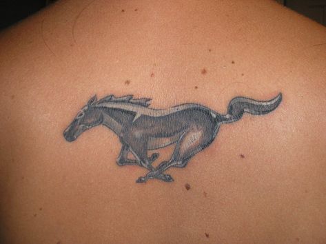 Mustang tattoo for me ;) Grey Mustang, Mustang Decor, Horses Tattoo, Ford Tattoo, Mustang Tattoo, Photographer Tattoo, Herren Hand Tattoos, Horse Tattoos, Camera Tattoos