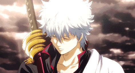 gintoki Gintama Gif, Gintama Gintoki, Gintama Anime, Gintama Funny, Attack On Titan Tattoo, Gintoki Sakata, Gintama Wallpaper, Sakata Gintoki, Random Gif