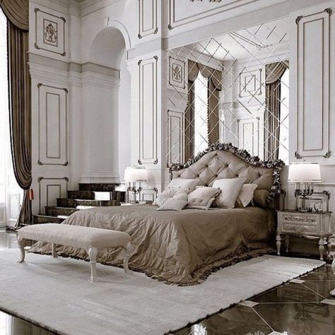 40 Luxury bedrooms you’ll definitely wish you could nap in – SheKnows Luxurious Master Bedrooms, Man Home Decor, Luxury Bedroom Design, Luxury Cottage, Luxury Bedroom Master, Luxurious Bedroom, Classic Bedroom, Modern Bedroom Design, Design Del Prodotto