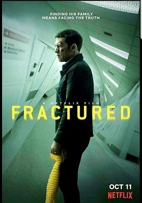 FRACTURED  (2019) Thriller Fractured Movie, Fracture Movie, Big Office, Tam Film, David Spade, Film Thriller, Shutter Island, Sam Worthington, Joe Black