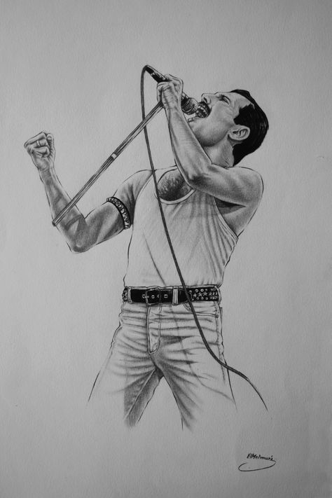 Live Aid, Charity Event, Freddie Mercury, Tattoo Artist, Pencil, Instagram Photo, Tattoos, Instagram