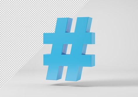 Hashtag Sign, Phone Mockup, 3d Icons, Text Effects, 3d Rendering, 3d Illustration, In 3d, Icon Design, Graphic Resources