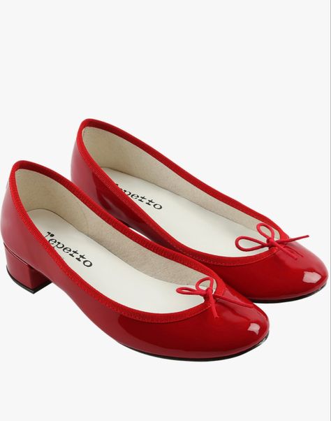 Repetto Camille, Ballerina Heels, Shiny Shoes, Red Flats, Swag Shoes, Ballet Pumps, Pretty Shoes, Red Shoes, Salvatore Ferragamo Flats