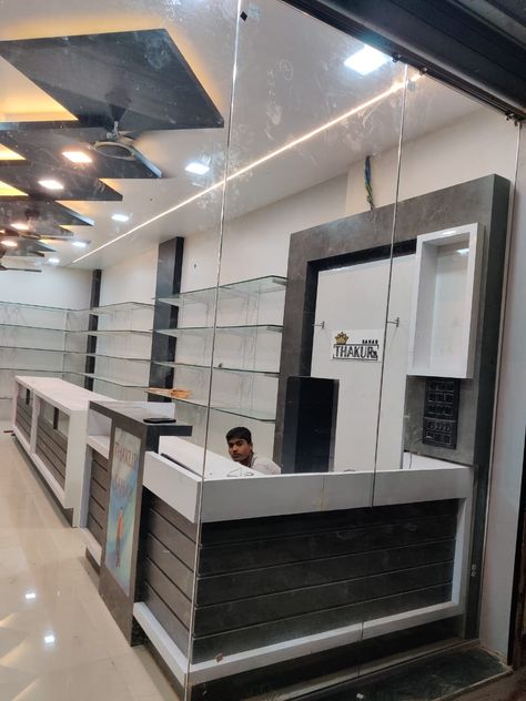 Fancy Shop Counter Design, Saree Counter Design, Clothes Shop Counter Design Ideas, Mobile Shop Furniture Design, Counter For Shop Retail, Display Counter Design Retail Stores, Garments Shop Counter Design, Showroom Counter Design, Shop Furniture Design