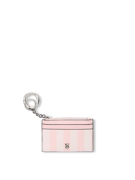 Buy Card Holder Keychain - Order Small Accessories online 5000007964 - Victoria's Secret US Cute Car Keychain Ideas, Car Key Wallet, Birthday For Best Friend Gifts, Vs Card Holder, Victoria Secret Wallet Keychain, Girly Car Keys, Victoria Secret Card Holder, Vs Keychain