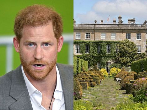 Prince Harry on September 6, 2022 in Dusseldorf, Germany (L) and Highgrove House (R). Highgrove House, House Painter, Prince William And Harry, Clarence House, The Royals, Wide Awake, The Royal Family, Business Insider, Buckingham Palace