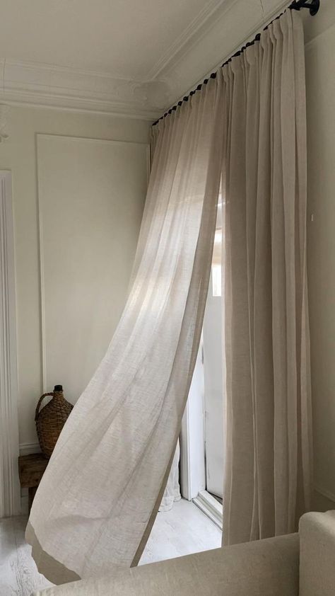 Slow Summer, Scandinavian Curtains, Rustic Interior Style, Mediterranean Interior, Timeless Interior, Wallpaper Interior, Living Room Decor Curtains, Scandinavian Style Interior, Sopot