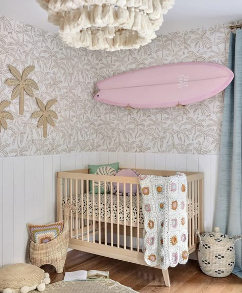 Beach Baby Rooms, Beach Theme Nursery, Girl Nursery Themes, Baby Room Themes, Nursery Room Design, Baby Room Inspiration, Nursery Room Inspiration, Kids Only