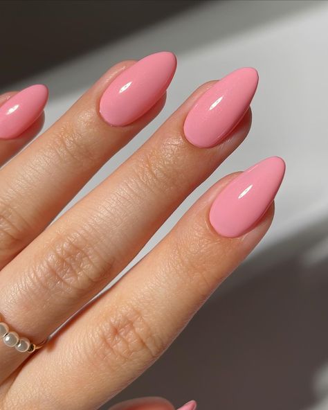 Nail Paint Colour, Solid Colour Nails, Pink Chrome Nails, Pretty Nail Colors, Solid Color Nails, Modern Ideas, Simple Gel Nails, Pearl Nails, Trendy Nail Art