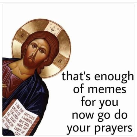 Religious Memes Humor, Catholic Jokes, Bible Jokes, Funny Christian Jokes, Catholic Humor, Christian Cartoons, Catholic Memes, Jesus Memes, Christian Jokes