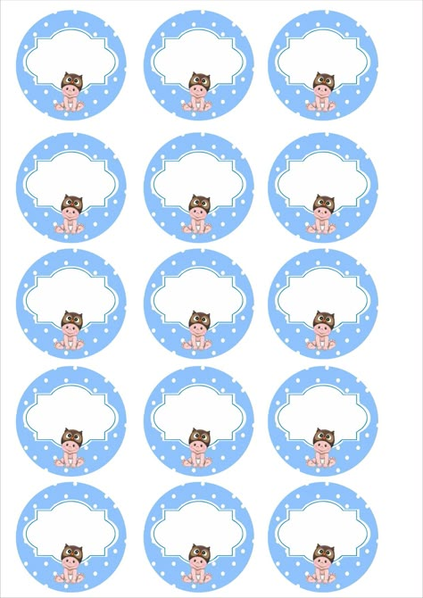 Moldes Para Baby Shower, Paw Patrol Birthday Theme, Baby Food Jar Crafts, Baby Scrapbook Album, Baby Shower Labels, Baby Art Projects, Baby Boy Cards, Birthday Cake Topper Printable, Unisex Baby Shower