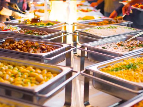 Food Meaning, Catering Buffet, Wedding Soup, Cold Dishes, Keep Food Warm, Catering Menu, Veggie Tray, Chafing Dishes, Catering Food