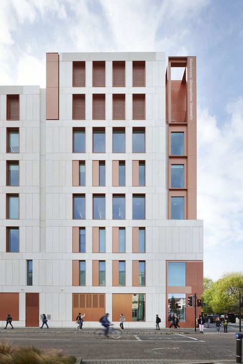 Allies And Morrison Architects, Arts And Humanities, London Buildings, Colour Architecture, The Faculty, Student Housing, Student House, Brick Architecture, New Building