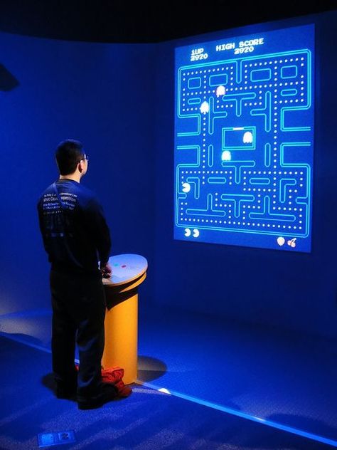 Gaming Stand, Interactive Exhibition, Interactive Walls, Stand Ideas, Space Games, Interactive Installation, Exhibition Booth Design, Exhibition Display, Exhibition Booth